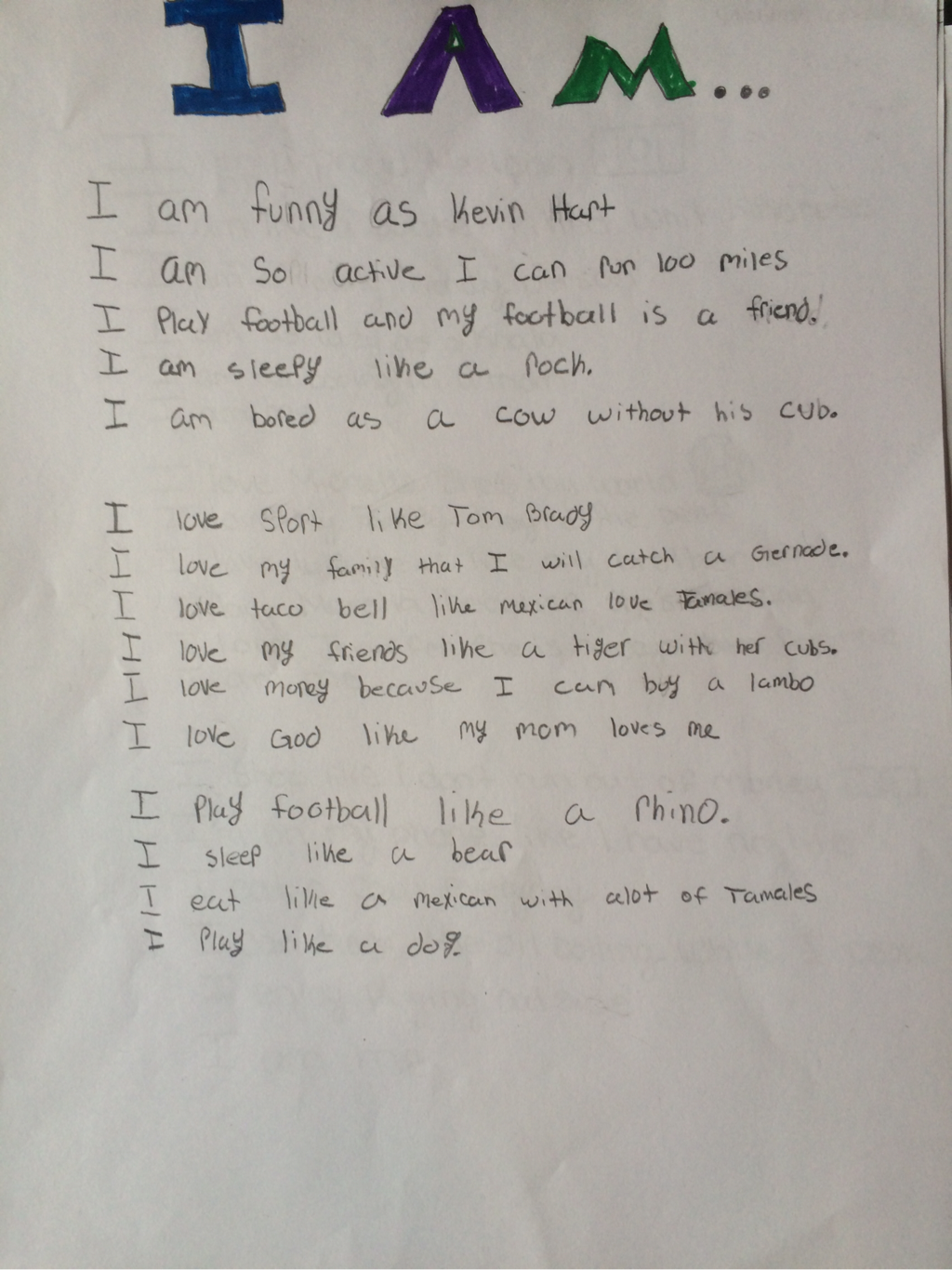 free verse poems about soccer